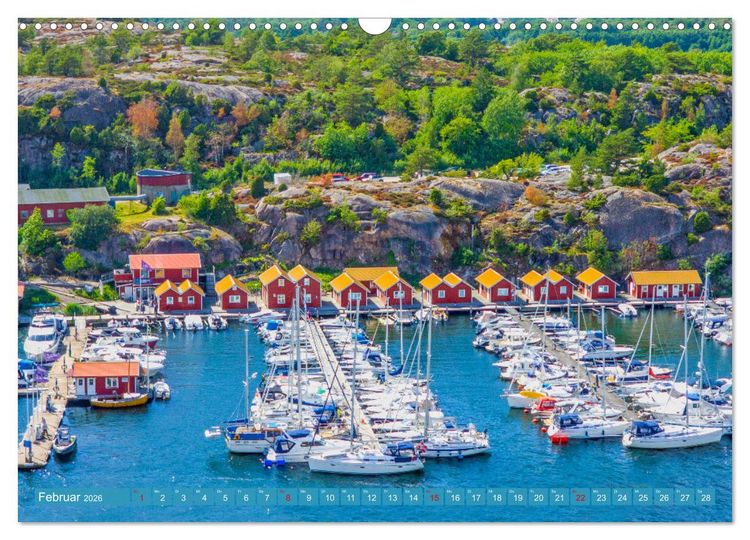Produktbild: Schwedens sch&ouml;ne Westk&uuml;ste (Wandkalender 2026 DIN A3 quer), CALVENDO Monatskalender