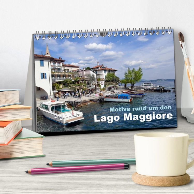 Produktbild: Motive rund um den See Lago Maggiore (Tischkalender 2026 DIN A5 quer), CALVENDO Monatskalender