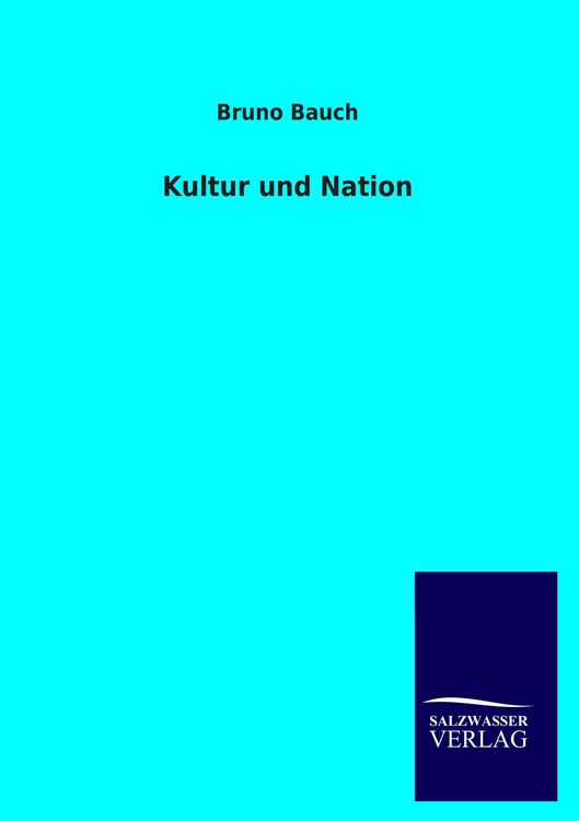 Produktbild: Kultur und Nation
