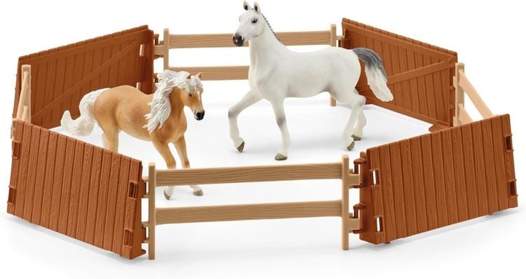 Produktbild: Schleich 42639 - Horse Club, Reithalle Peppertree, Pferdesport-Spielset