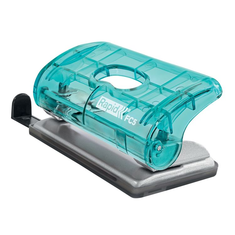 Produktbild: LEITZ Locher Rapid Colour'Breeze FC5 bis 10 Blatt transparent blau