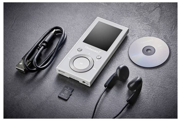 Produktbild: Intenso Music Walker MP3-Player 64GB Wei&szlig; Bluetooth&reg;