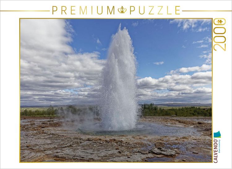 Produktbild: CALVENDO Puzzle Strokkur | 2000 Teile Lege-Gr&ouml;&szlig;e 90x67cm Foto-Puzzle f&uuml;r gl&uuml;ckliche Stunden