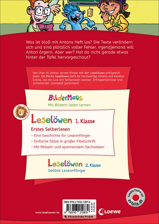 Produktbild: Lesel&ouml;wen 1. Klasse - Ein Kobold im Klassenzimmer