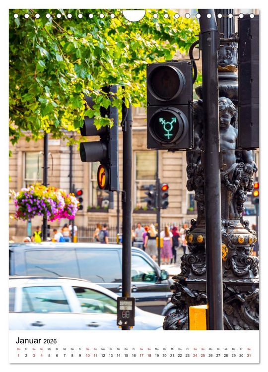 Produktbild: London, mal anders (Wandkalender 2026 DIN A4 hoch), CALVENDO Monatskalender