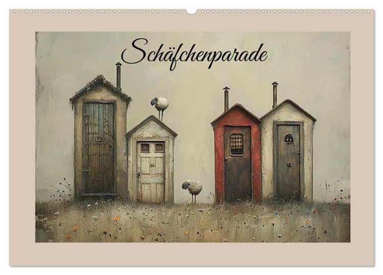 Produktbild: Sch&auml;fchenparade (Wandkalender 2026 DIN A2 quer), CALVENDO Monatskalender