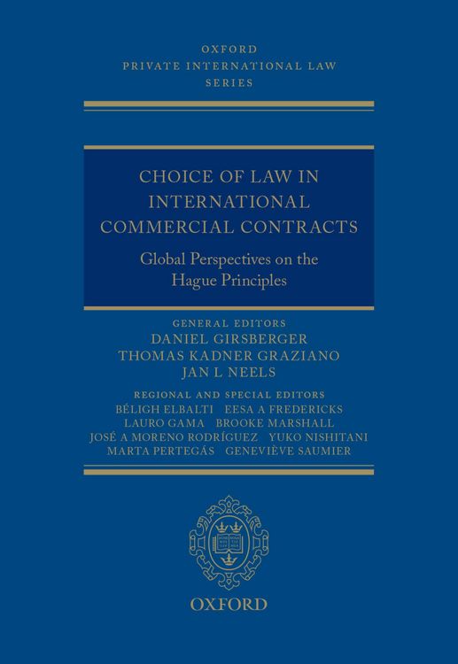 Produktbild: Choice of Law in International Commercial Contracts