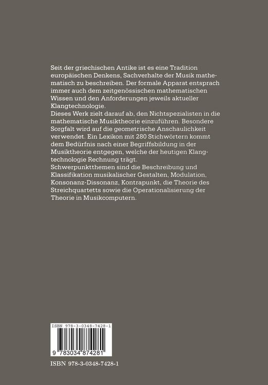 Produktbild: Geometrie der T&ouml;ne