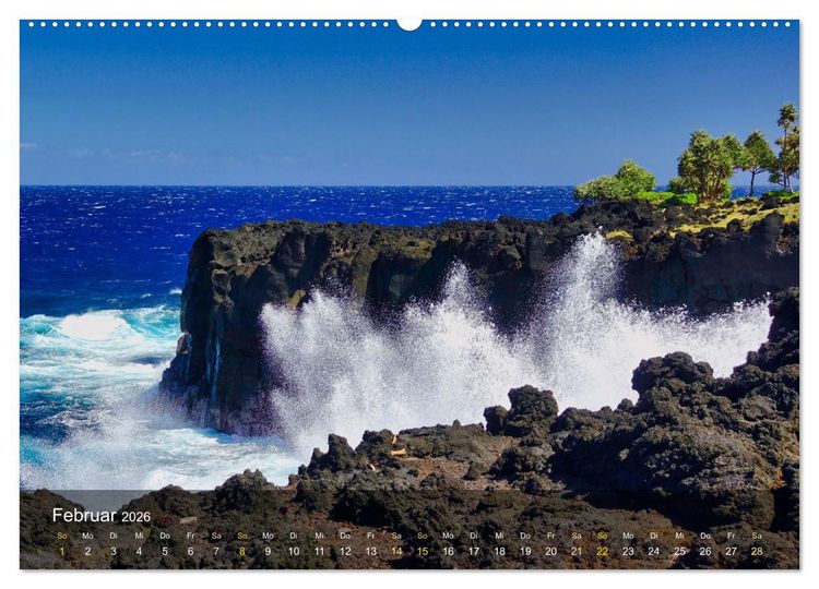Produktbild: La Reunion - Traumhafte K&uuml;sten und Hochgebirge (hochwertiger Premium Wandkalender 2026 DIN A2 quer), Kunstdruck in Hochglanz