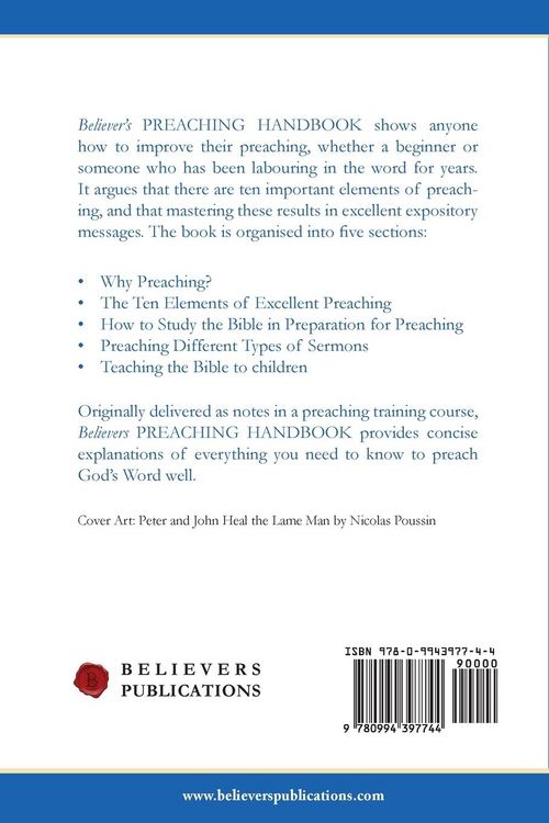 Produktbild: Believer's Preaching Handbook