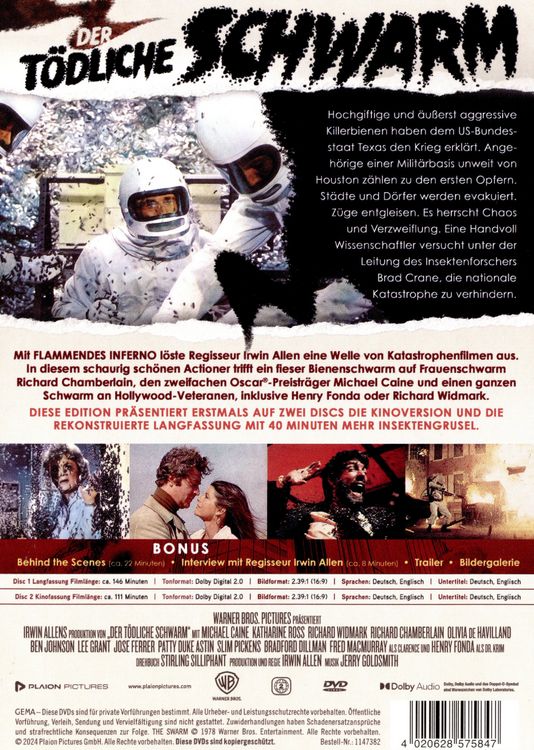 Produktbild: Der t&ouml;dliche Schwarm (Creature Feature Collection #10) [2 DVDs]