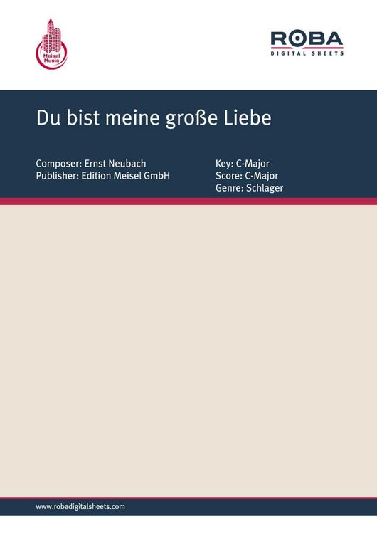 Produktbild: Du bist meine gro&szlig;e Liebe