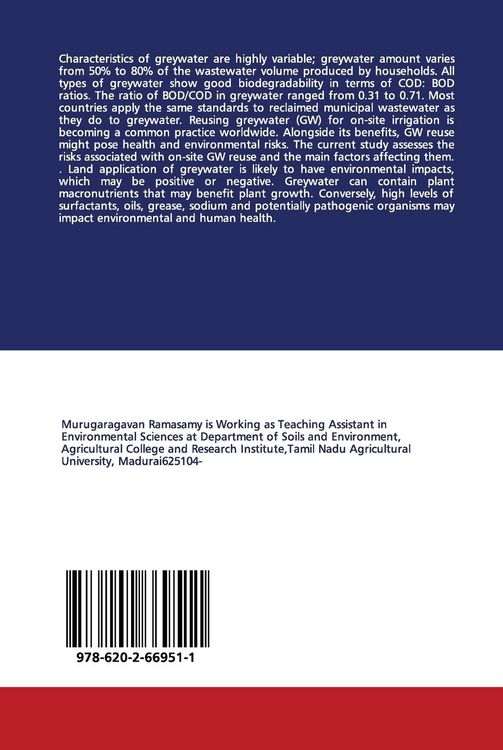 Produktbild: Effect of Domestic Grey Water on Soil Quality System
