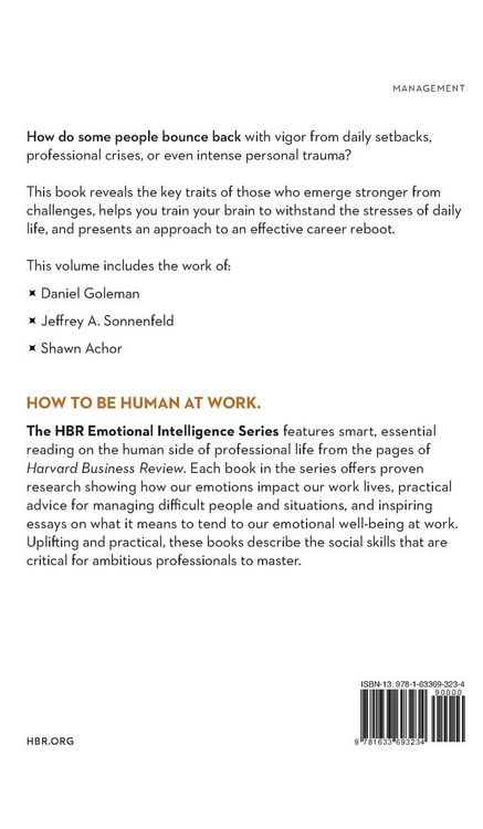 Produktbild: Resilience (HBR Emotional Intelligence Series)