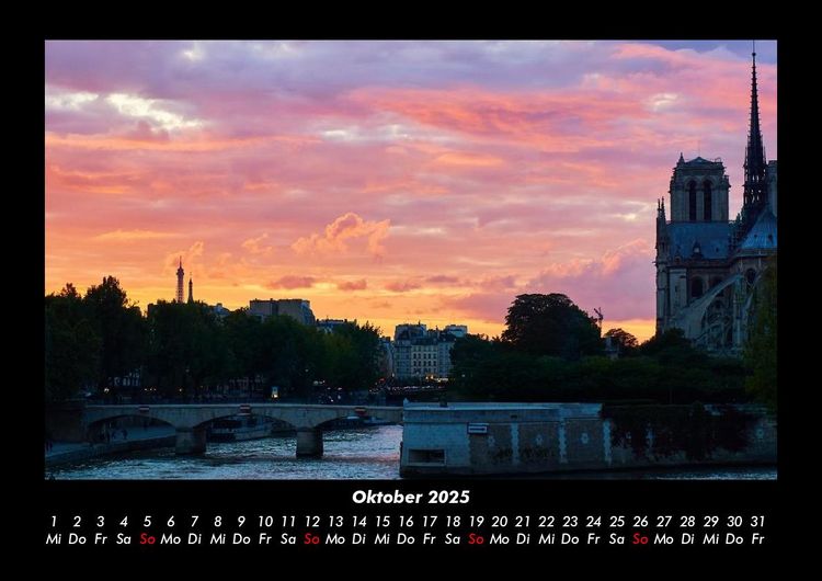 Produktbild: Sonnenunterg&auml;nge 2025 Fotokalender DIN A3