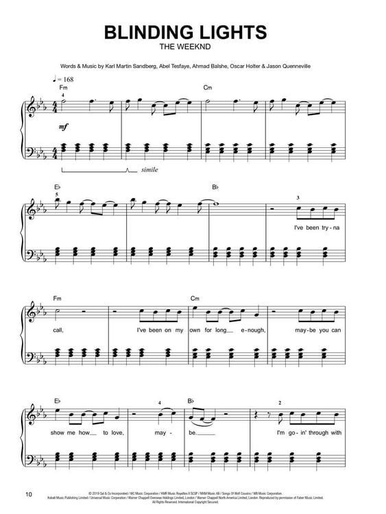 Produktbild: Piano gef&auml;llt mir! 10 - 50 Chart und Film Hits