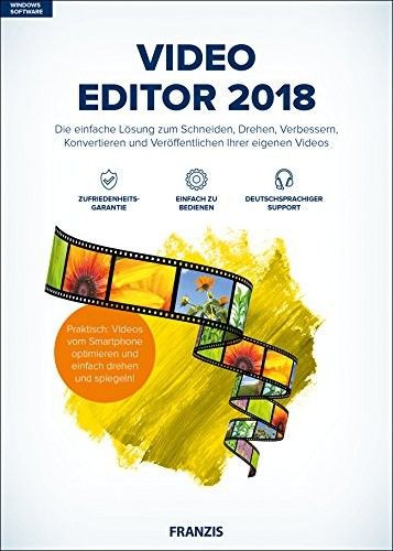 Produktbild: Franzis Video Editor 2018 (PC+MAC)