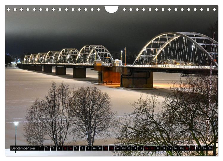 Produktbild: Lulea - Wintertraum in Schwedisch Lappland (Wandkalender 2026 DIN A4 quer), CALVENDO Monatskalender
