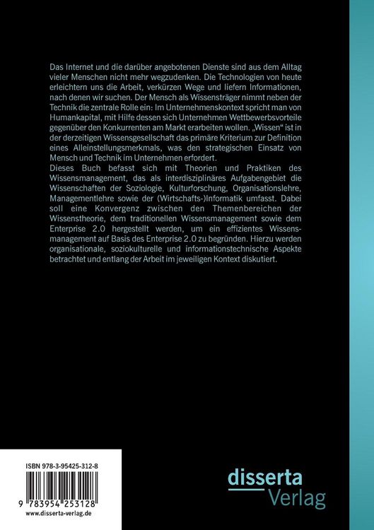Produktbild: Wissensmanagement 2.0: Integration sozialer Komponenten in den Wertsch&ouml;pfungsprozess von Unternehmen