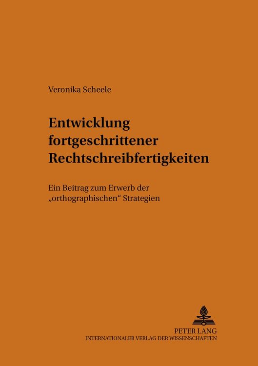 Produktbild: Entwicklung fortgeschrittener Rechtschreibfertigkeiten