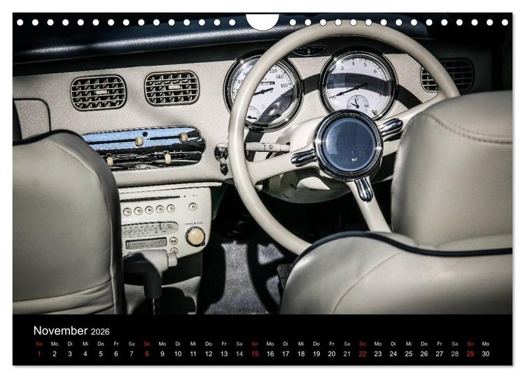 Produktbild: Oldtimer inside (Wandkalender 2026 DIN A4 quer), CALVENDO Monatskalender