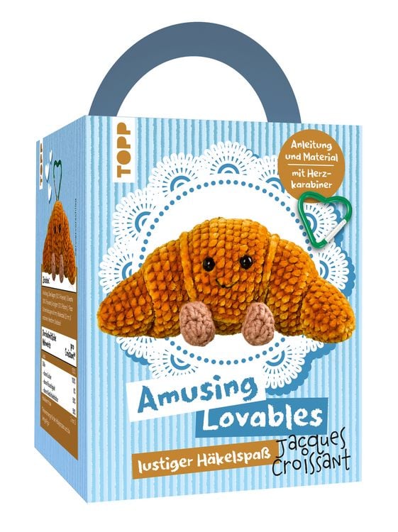 Produktbild: Amusing Lovables H&auml;kelset Jacques Croissant