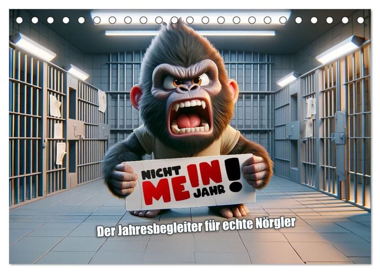 Produktbild: Nicht mein Jahr: Der Jahresbegleiter f&uuml;r echte N&ouml;rgler (Tischkalender 2026 DIN A5 quer), CALVENDO Monatskalender