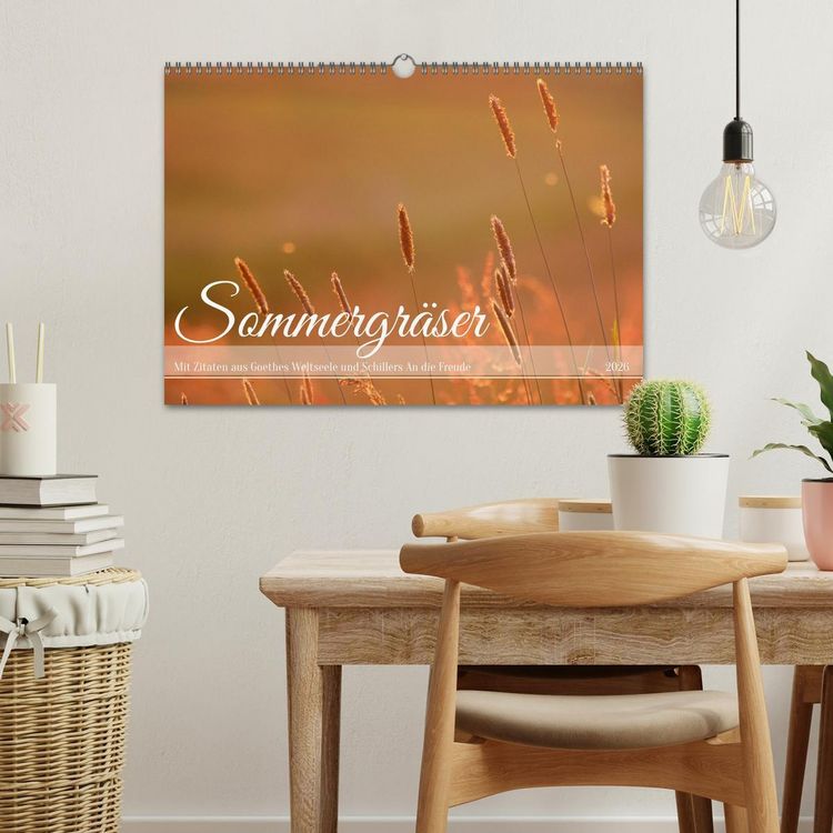 Produktbild: Sommergr&auml;ser (Wandkalender 2026 DIN A3 quer), CALVENDO Monatskalender