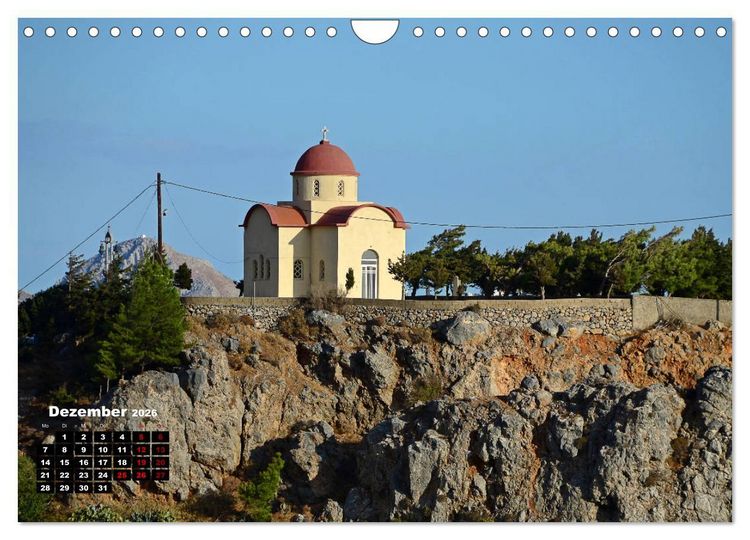 Produktbild: Kapellen und Kirchen auf Kreta (Wandkalender 2026 DIN A4 quer), CALVENDO Monatskalender