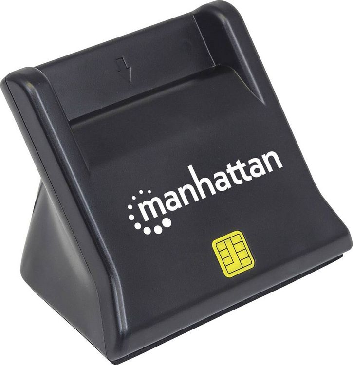 Produktbild: Manhattan 102025 USB-Smartcard/SIM Chipkartenleser