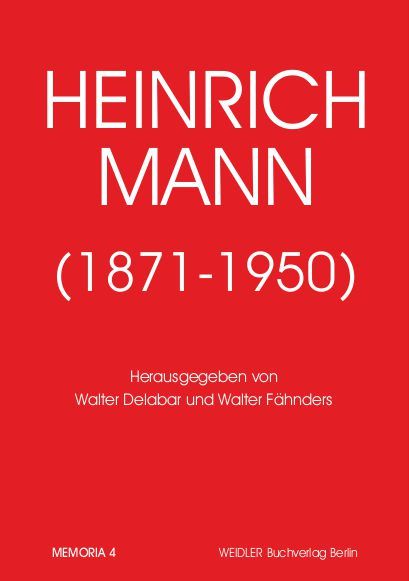 Produktbild: Heinrich Mann (1871-1950)