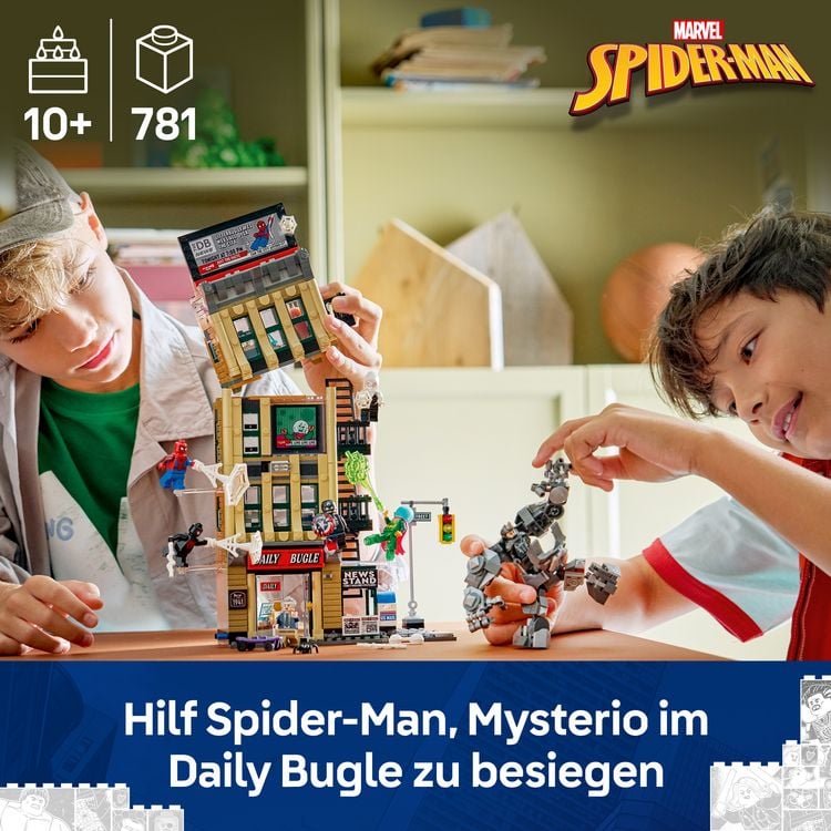 Produktbild: LEGO 76342 Marvel Spider-Man vs. Mysterio: Daily Bugle, Spielzeug ab 10
