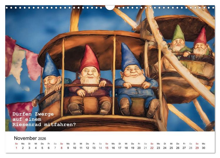Produktbild: Lustige und paradoxe Fragen (Wandkalender 2026 DIN A3 quer), CALVENDO Monatskalender