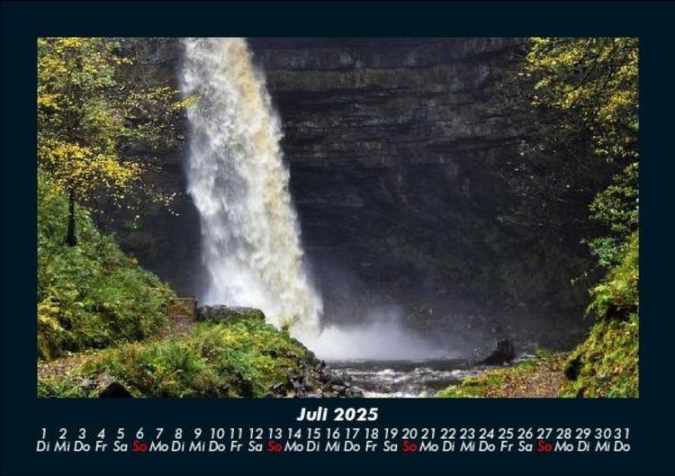 Produktbild: Wasserf&auml;lle 2025 Fotokalender DIN A5