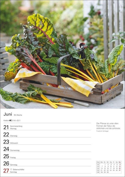 Produktbild: K&uuml;chenkalender Wochenplaner 2027 - 53 inspirierende Fotografien