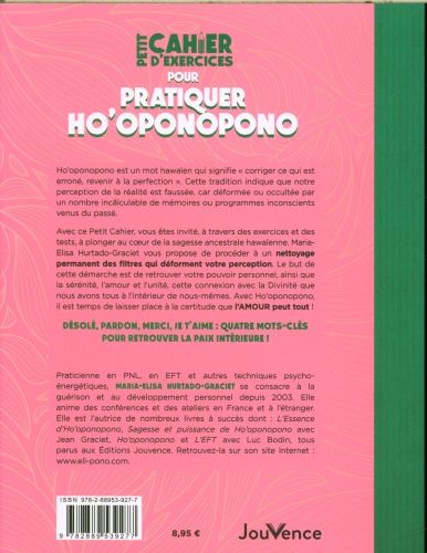 Produktbild: Petit cahier d'exercices pour pratiquer ho'oponopono
