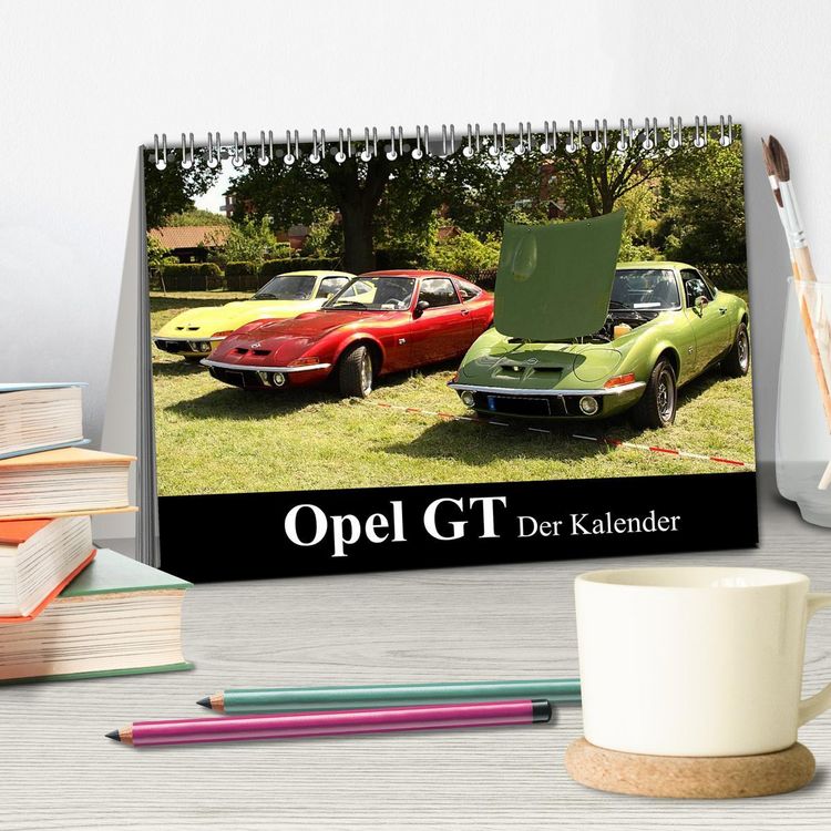 Produktbild: Opel GT Der Kalender (Tischkalender 2026 DIN A5 quer), CALVENDO Monatskalender