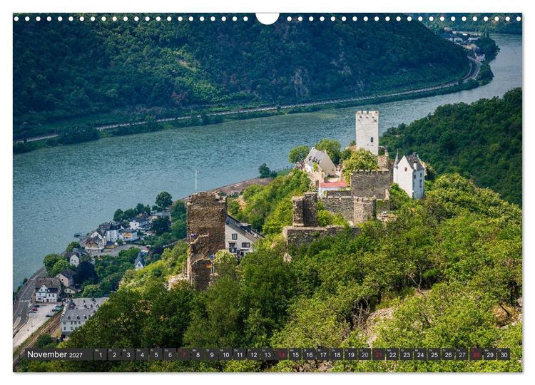 Produktbild: Burgen und Festungen am Mittelrhein (Wandkalender 2027 DIN A3 quer), CALVENDO Monatskalender