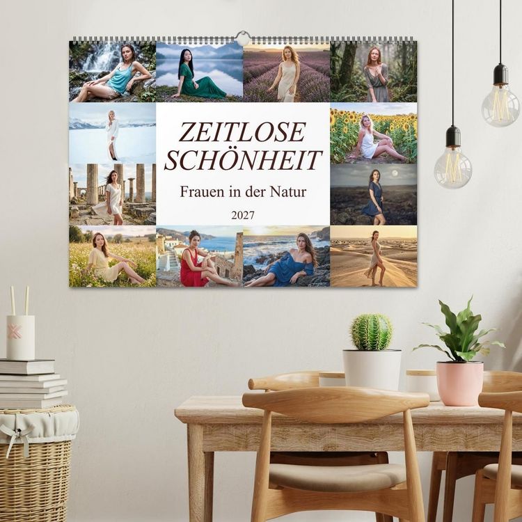 Produktbild: Zeitlose Sch&ouml;nheit - Frauen in der Natur (Wandkalender 2027 DIN A2 quer), CALVENDO Monatskalender