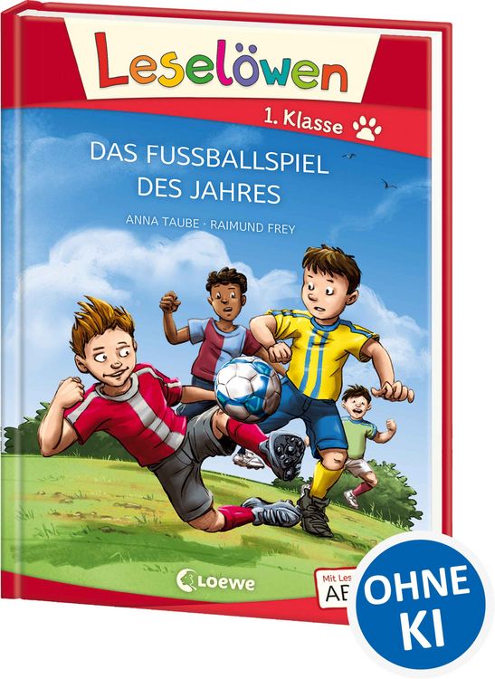 Produktbild: Lesel&ouml;wen 1. Klasse - Das Fu&szlig;ballspiel des Jahres (Gro&szlig;buchstabenausgabe)