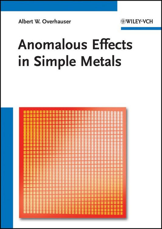 Produktbild: Anomalous Effects in Simple Metals