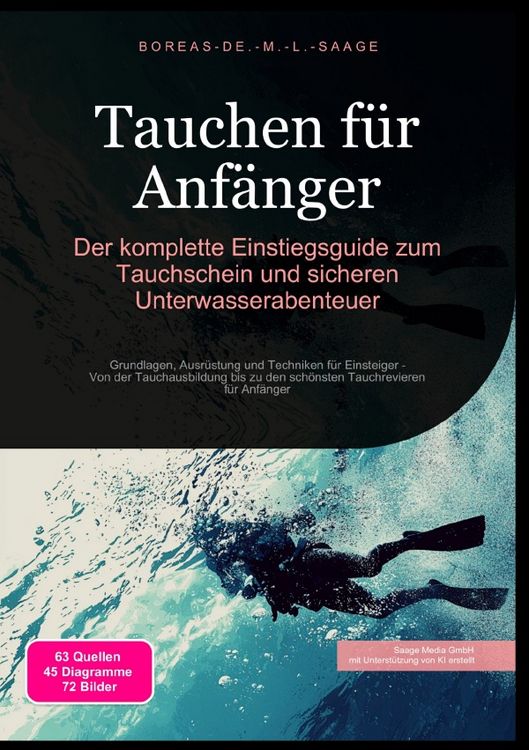 Produktbild: Tauchen (DE) / Tauchen f&uuml;r Anf&auml;nger: Der komplette Einstiegsguide zum Tauchschein und sicheren Unterwasserabenteuer