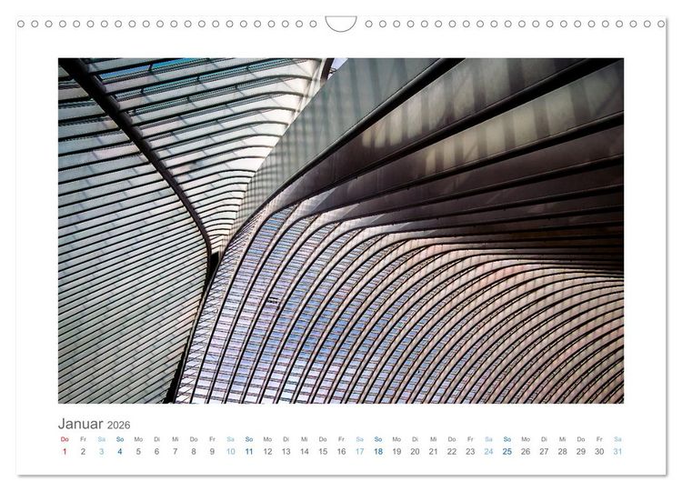 Produktbild: Architektonische Details aus Europa (Wandkalender 2026 DIN A3 quer), CALVENDO Monatskalender