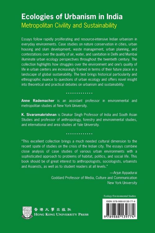 Produktbild: Ecologies of Urbanism in India