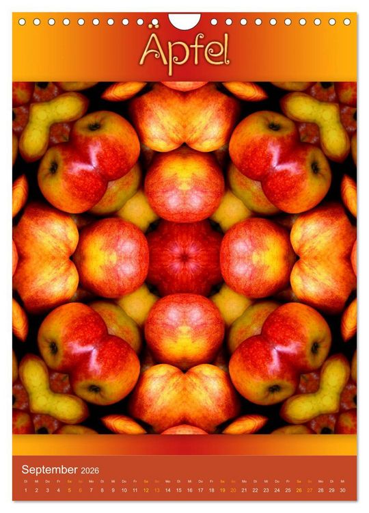 Produktbild: Kulinarische Mandalas (Wandkalender 2026 DIN A4 hoch), CALVENDO Monatskalender