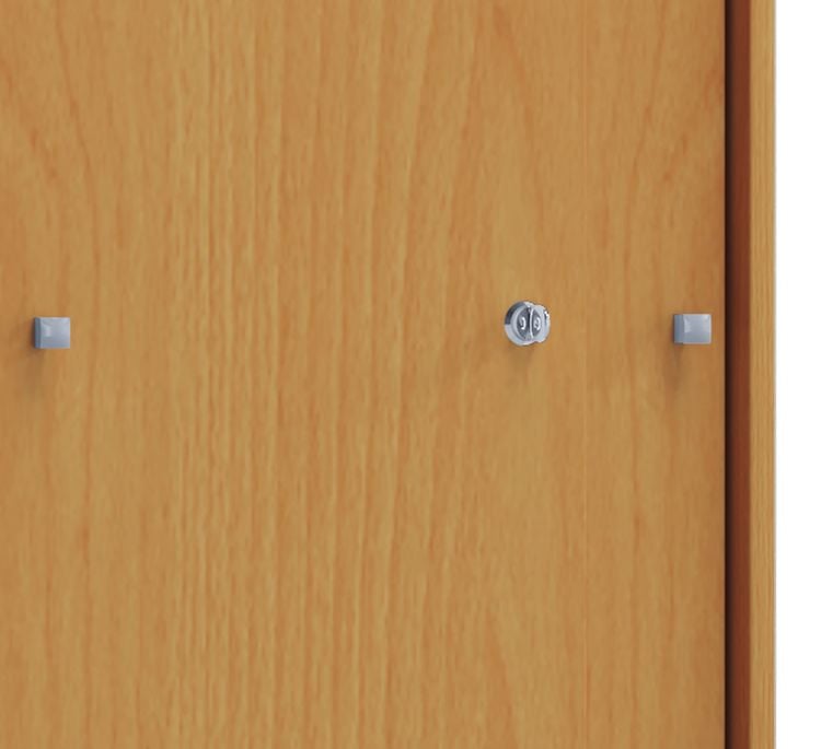 Produktbild: B&uuml;roschrank Aktenschrank Schiebet&uuml;ren Lona 3fach
