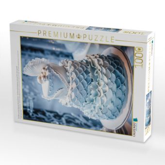Produktbild: CALVENDO Puzzle Ein Motiv aus dem Kalender Hochzeitstorten - Verf&uuml;hrerische Kreationen mit einer KI in Szene gesetzt | 1000 Teile Lege-Gr&ouml;&szlig;e 64x48cm F