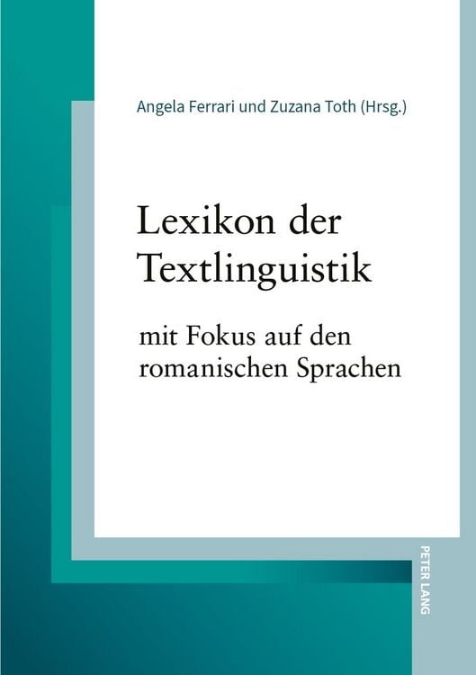 Produktbild: Lexikon der Textlinguistik mit Fokus auf den romanischen Sprachen