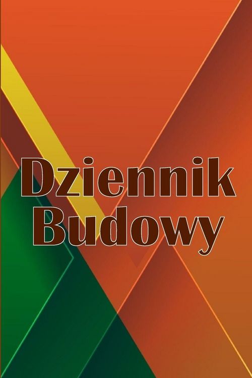Produktbild: Dziennik budowy