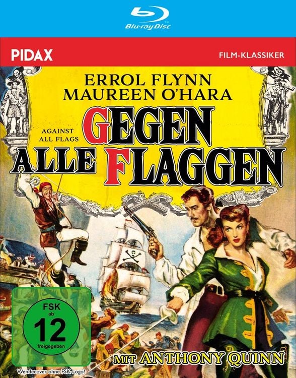 Produktbild: Gegen alle Flaggen (Against All Flags) / Furioses Piraten-Abenteuer mit Errol Flynn und Anthony Quinn (Pidax Film-Klassiker)